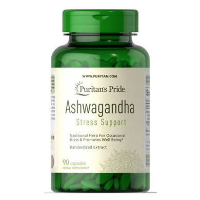 Puritan's Pride Ashwagandha Root Extract 750 mg 90 капс Ашваганда