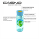 Пляшка для води CASNO 400 мл Блакитна (Діно) з соломинкою