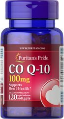 Puritan's Pride Co Q-10 100 mg 120 капс Коензим Q-10