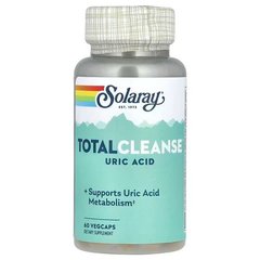 Solaray Total Cleanse Uric Acid 60 капсул Здоров'я сечовивідних шляхів