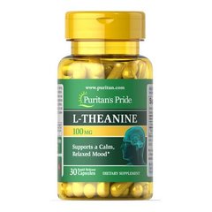 Puritan's Pride L-Theanine 200 mg 30 капс Теанін