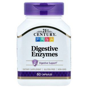 21st Century Digestive Enzymes 60 капсул Ензими