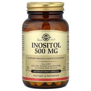 Solgar Inositol 500 mg 100 caps Инозитол (B-8)