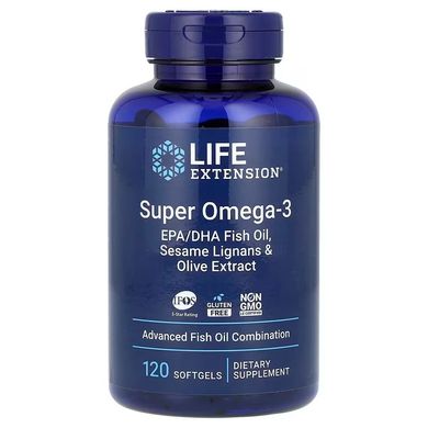 Life Extension Super Omega-3 120 капс. Омега-3