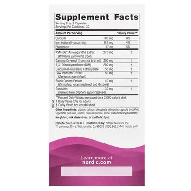 Nordic Naturals Menopause Support 60 capsules Менопауза