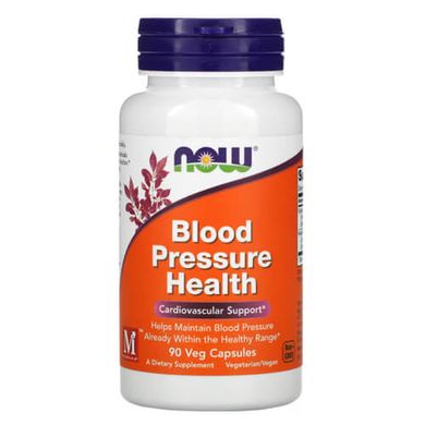 NOW Blood Pressue Health 90 капсул Інші екстракти