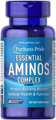 Puritan's Pride Essential Amino Acid Complex 60 рослинних капсул Амінокислоти