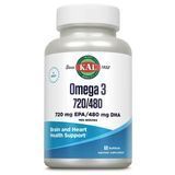 KAL Omega-3 720 EPA / 480 DHA 60 Softgels Омега-3