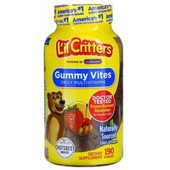 L'il Critters Gummy Vites Daily Multivitamin 190 жувальних цукерок Вітамінно-мінеральні комплекси