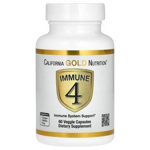California Gold Nutrition Immune-4 60 caps Витамин С