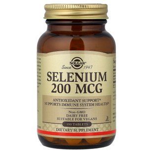 Solgar Selenium 200 mcg 100 Tablets Селен