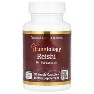 California Gold Nutrition Reishi Full-Spectrum 90 капсул Гриби