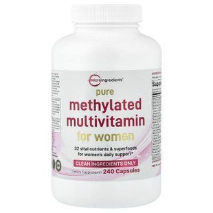 Micro Ingredients Methylated Multivitamin For Women 240 капсул Вітаміни для жінок