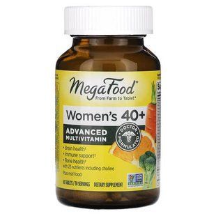 MegaFood Multi for Women 40+ 60 табл. Витамины для женщин