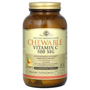 Solgar Chewable Vitamin C 500 mg 90 Chewable Tablets Витамин С