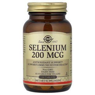 Solgar Selenium 200 mcg 100 таблеток Селен