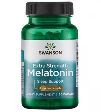 Swanson Melatonin 5 mg 60 капс. Мелатонин