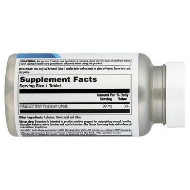 KAL Potassium 99 Citrate 99 mg 100 табл. Калий