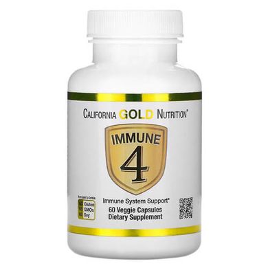 California Gold Nutrition Immune 4 60 капс Підтримка імунітету