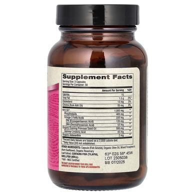 Dr. Mercola Antarctic Krill Oil with Evening Primrose Oil for Women 90 softgels Масло криля (Krill oil)