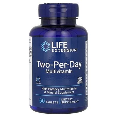 Life Extension Two-Per-Day Multivitamin 60 табл. Универсальные