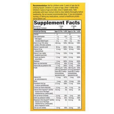 Nature's Way Alive Kid's Chewable Multivitamin 120 жевательных таблеток Мультивитамины для детей
