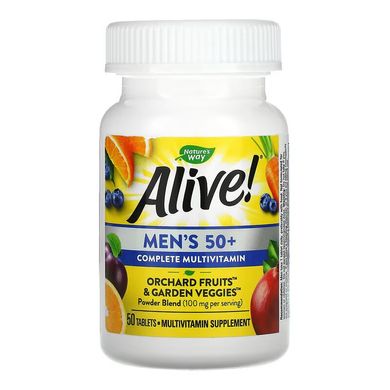 Nature's Way Alive! Men's 50+ Complete Multivitamin 50 табл. Витаминно-минеральные комплексы