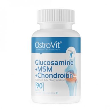 OstroVit Glucosamine+MSM+Chondroitin 90 таб Глюкозамін і хондроїтін