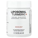 Codeage Liposomal Turmeric+ 90 Vegetable Capsules Куркума и Куркумин