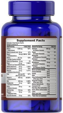 Puritan's Pride Mega Vita Min Multivitamin for Seniors Timed Release 100 таблеток Вітамінно-мінеральні комплекси
