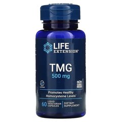 Life Extension TMG 500 mg 60 капсул Бетаїн