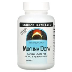 Source Naturals Mucuna Dopa 100 mg 60 капсул Інші екстракти