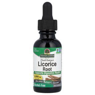 Nature's Answer Licorice Root Fluid Extract 2,000 mg 30 мл Солодка корінь (Licorice)
