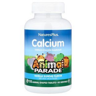 Nature's Plus Calcium Children's Chewable 90 сосательных таблеток Кальций для детей