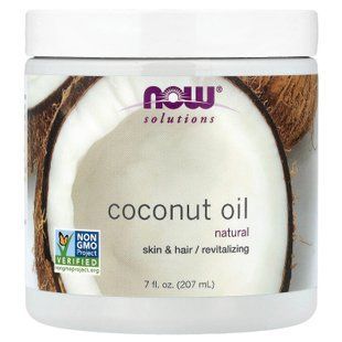 NOW Coconut Oil Natural 207 ml Кокосовое масло