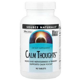 Source Naturals Calm Thoughts 90 tablets Комплекс витаминов группы В