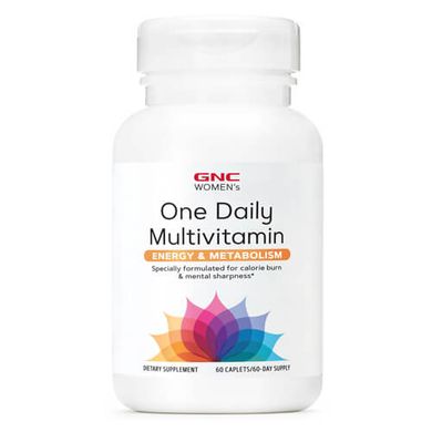GNC Women's One Daily Multivitamin Energy & Metabolism 60 табл Вітаміни для жінок