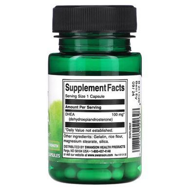 Swanson DHEA 100 mg 60 капсул DHEA