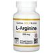 California Gold Nutrition L-Arginine 60 капсул