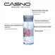 Пляшка для води CASNO 400 мл Бузкова (Дельфін) з соломинкою